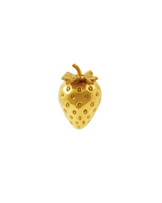 Lee Renee Yellow Strawberry Lapel Pin– for men