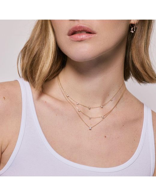 Dyamka Metallic Diamond Necklace