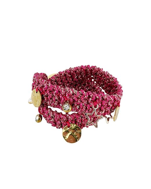 Hilo De Mar Red Double Bracelet