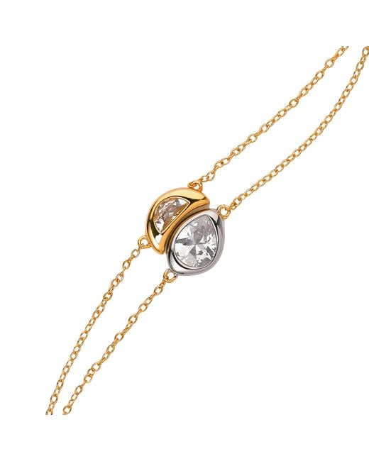 Zynnia Collective Metallic Yin-Yang Bracelet