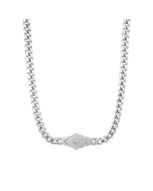 AWNL Metallic Ceylon Sapphire Clasp Necklace for men