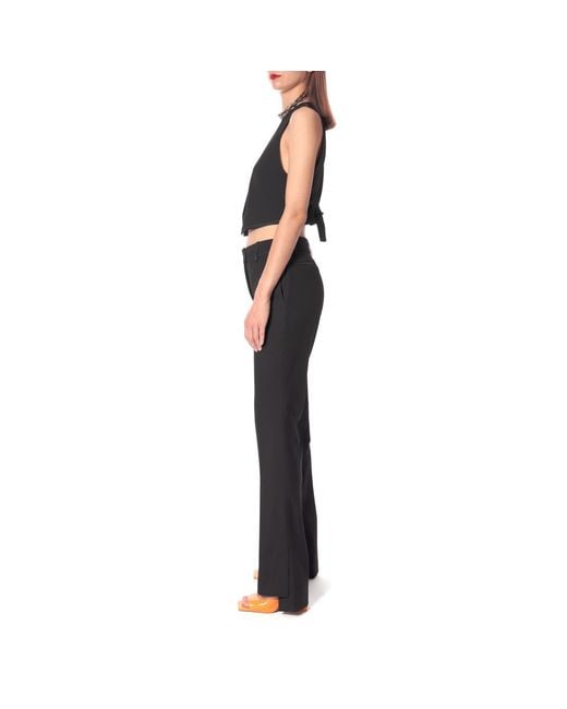 AGGI by HALEWSKI Black Uma Fashion Short Suit Vest