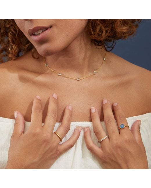 Auree Jewellery Blue Ortigia Topaz Vermeil Ring