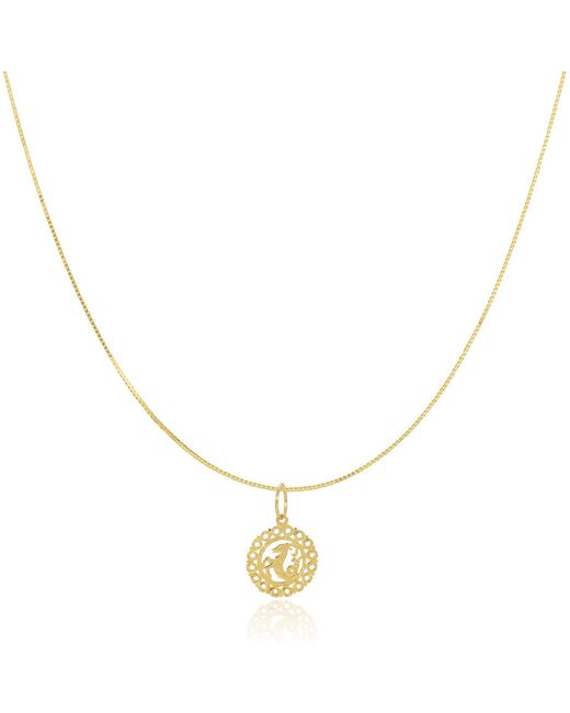 Maya Brenner Metallic Zodiac Necklace