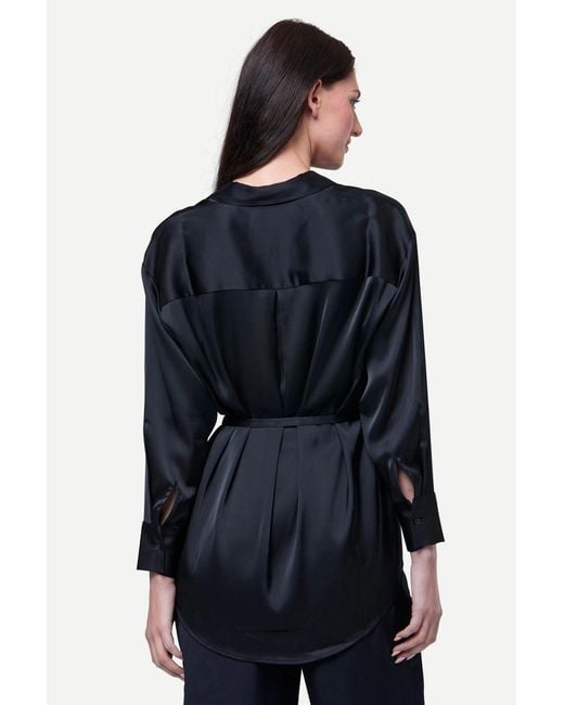 Zafur Black Barron Blouse