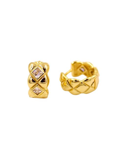 1610Istanbul Metallic Vintage Swarovski Earrings