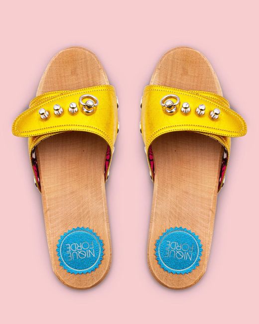 Nique Forde Yellow Sunset Georgie Sandals