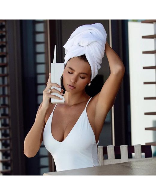Cherina Beachwear Llc White Ibiza Swimsuit