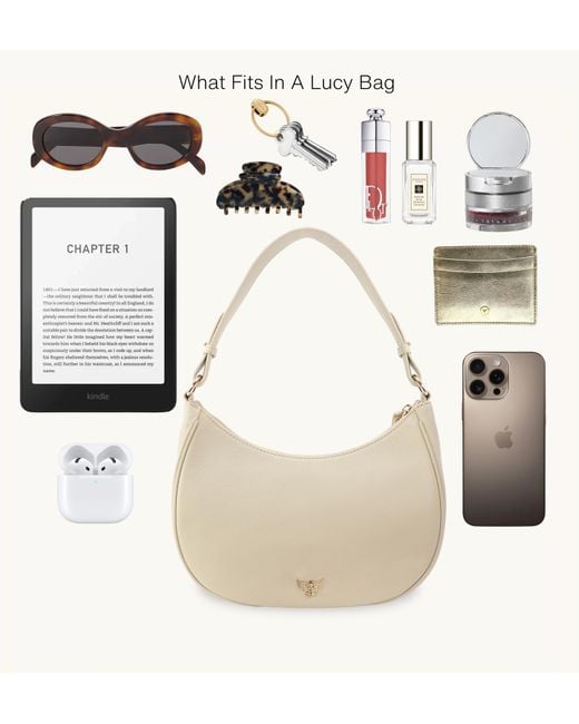 Apatchy London Black The Lucy Leather Bag