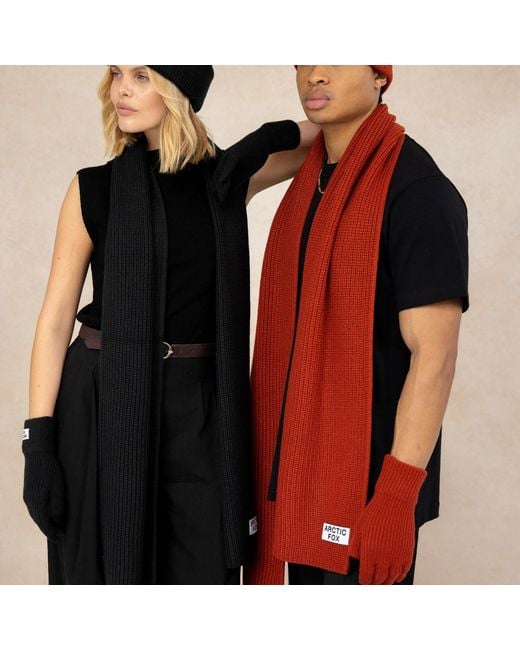 Arctic Fox & Co. Red Recycled Bottle Scarf