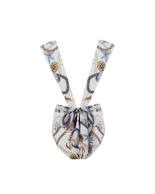 Nur Karaata Blue Palma Tropezienne Swimsuit