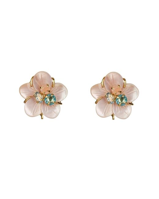 Bounkit Green Matilda Earrings Pierced