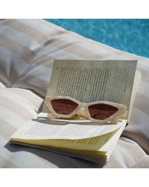 ARMS OF EVE White Neutrals Jagger Sunglasses