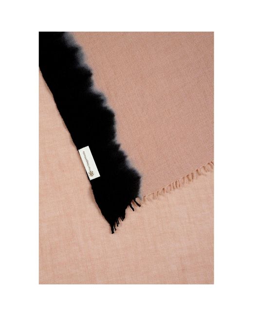 Heritagemoda Black Neutrals Handwoven Wool-Silk Scarf – Sand & Ombré Wrap For All Seasons