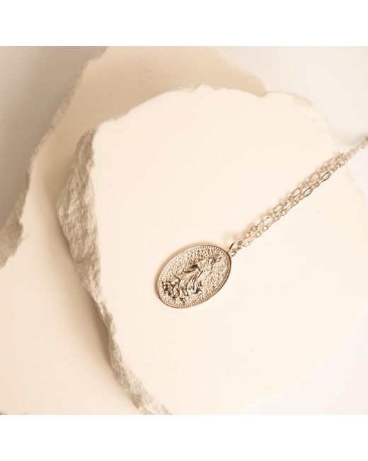 Seven Saints Metallic Quan Yin Goddess Of Compassion And Mercy Necklace
