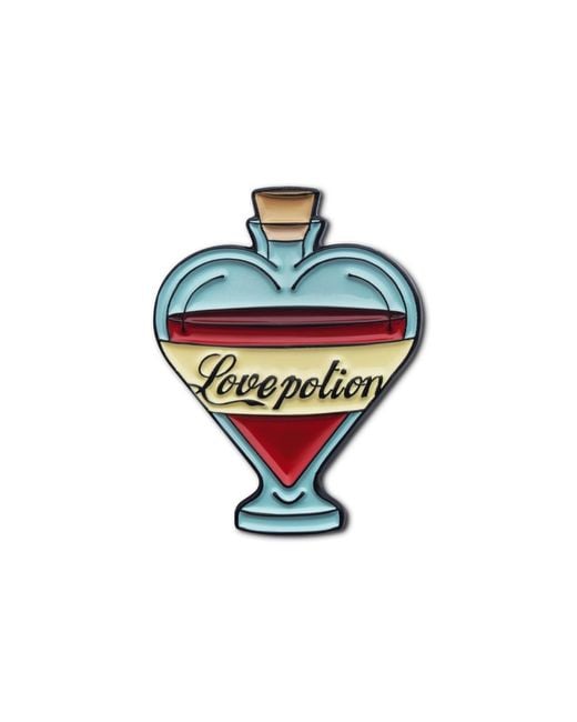 Make Heads Turn Blue Enamel Pin Love Potion