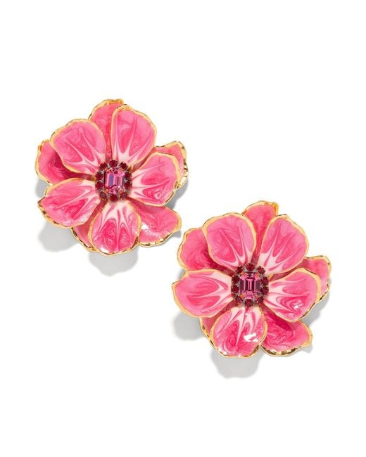 The Pink Reef Pink Raspberry Large Hand Painted Jewel Box Florals