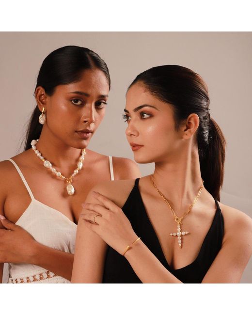 GEM BAZAAR Metallic The Margo Necklace