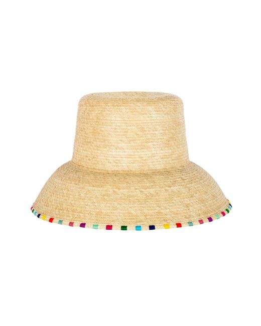 SUNSHINE TIENDA Natural Roselia Palm Bucket Hat