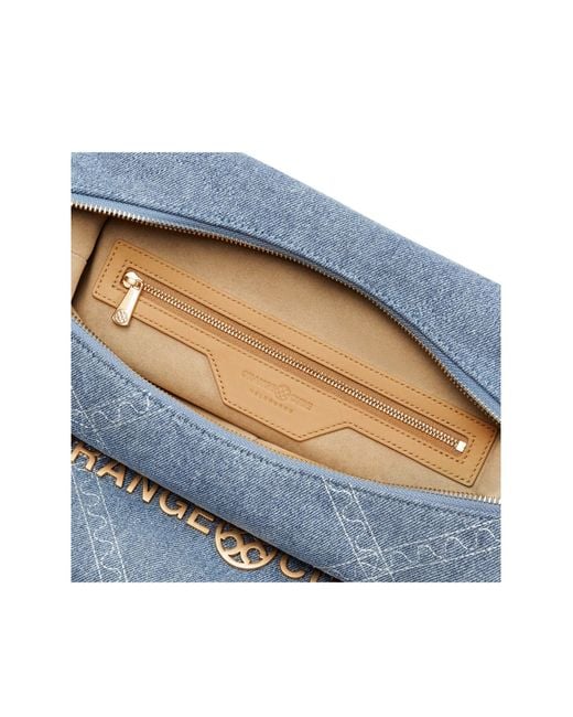 Orange Cube Blue Metropolitan Crossbody Bag