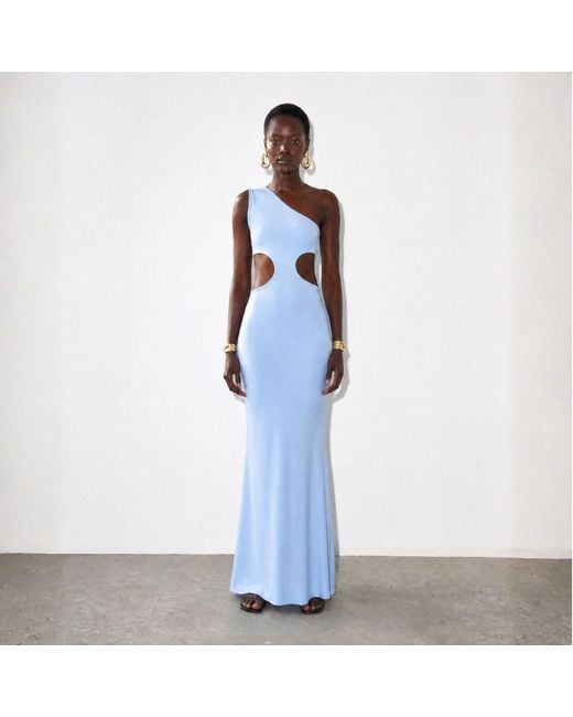 Alia Studio Blue Elara Maxi Dress