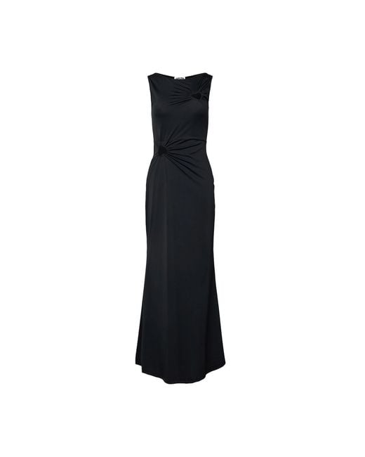Amy Lynn Black Harlie Heart Cut Out Maxi Dress