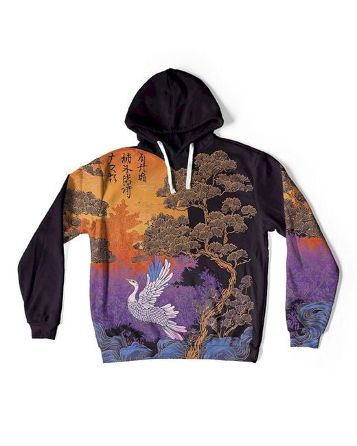 Aloha From Deer Blue Sunflight Oversize Hoodie