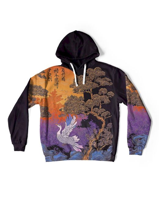 Aloha From Deer Blue Sunflight Oversize Hoodie