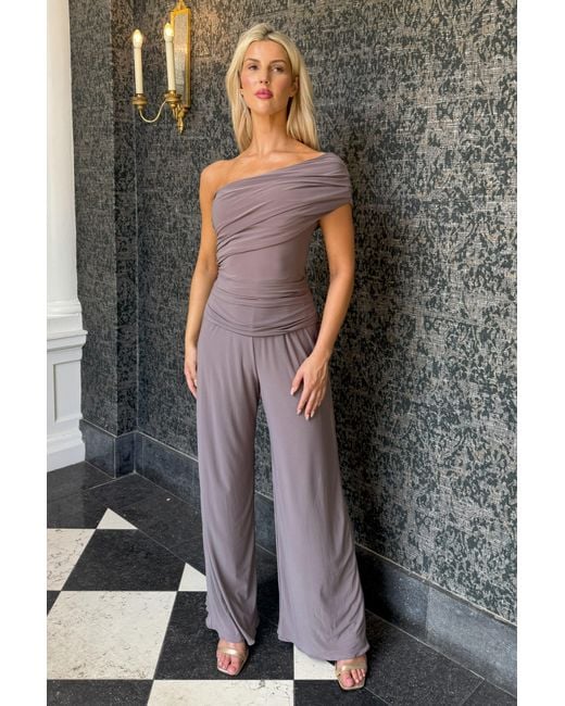 Atom Label Gray Rhodium Jumpsuit