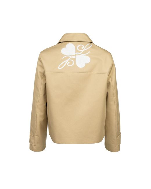 House of Laines London Natural Neutrals Laines Couture Hand Embellished Monkey Cropped Trench