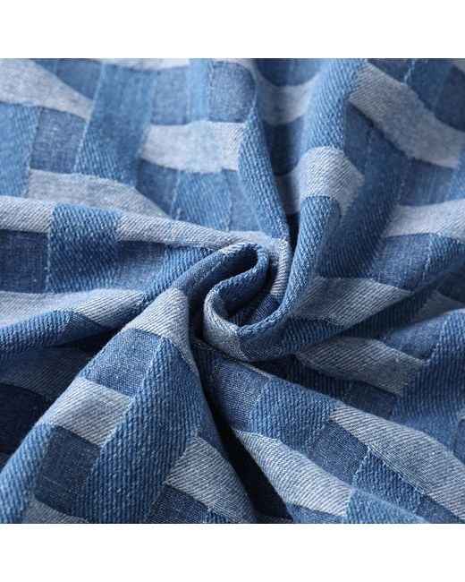 VERYRARE Blue Criss-Cross Hoodie for men