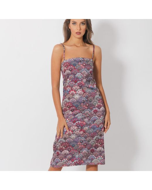 Maison Bogomil Purple Dress With A Square Neckline