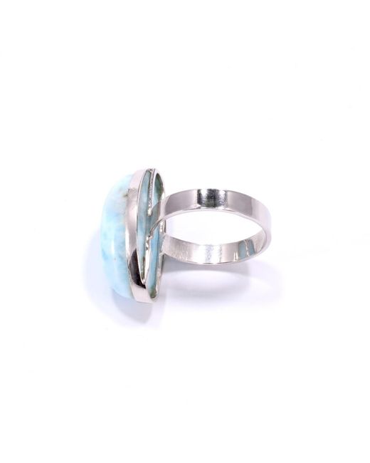 Mineralgems•Studio Blue Light- Larimar Ring Fail