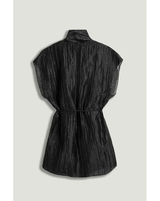 Nocturne Black Belted Vest