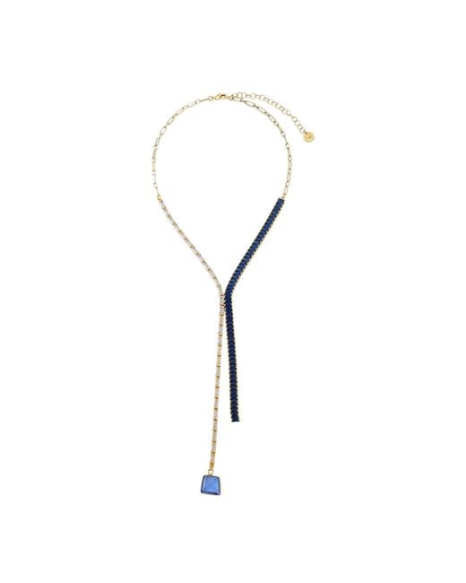 Rare Matters Jewelry Metallic Golden Hour Lariat Necklace