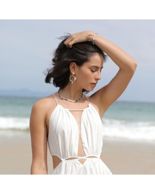 Retro Chic Metallic Thetis Necklace
