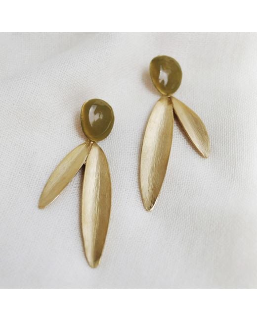 Joidart Yellow Golden Earrings Olivia