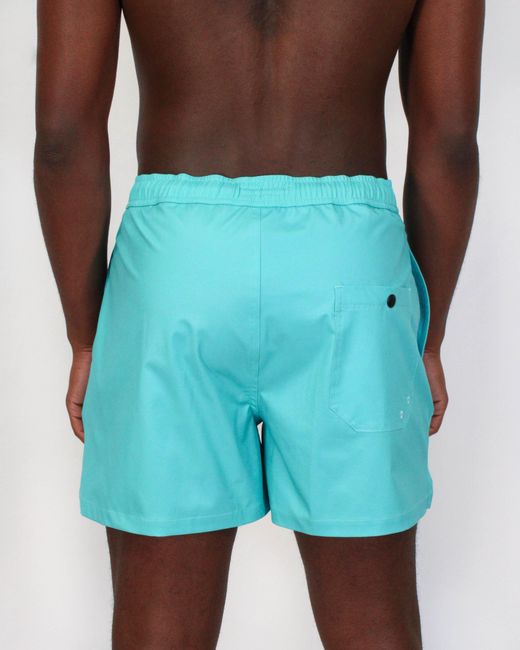 Lords of Harlech Blue Quack Swim Short for men