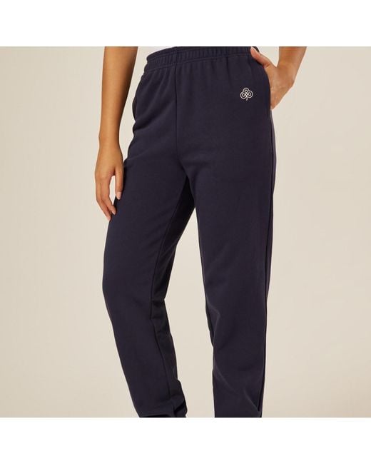 Be Athletica Blue Varsity Athletica Sweatpants