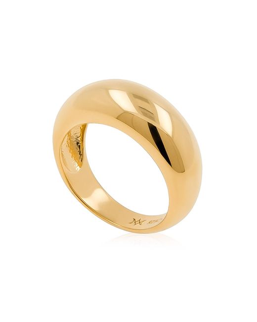 Cote Cache Metallic Dome Ring