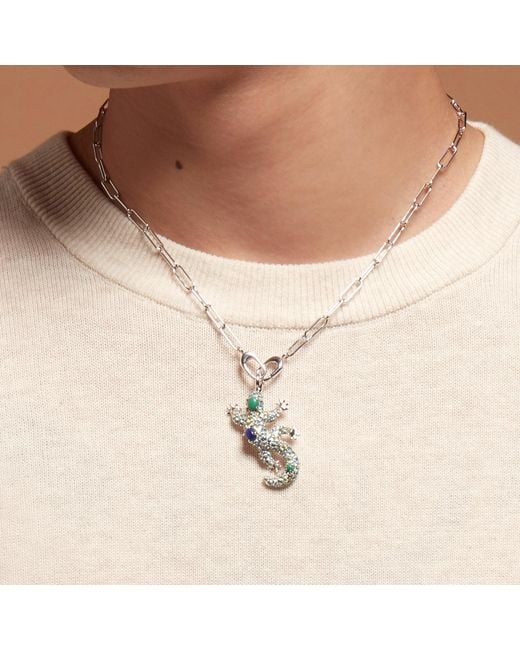 Onia Metallic Baby Clip Necklace