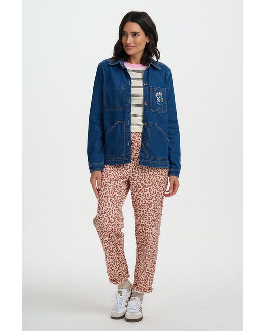 Sugarhill Blue Dita Denim Jacket, Deep Denim