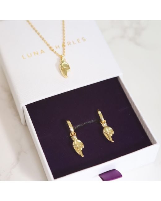Luna Charles Metallic Fingers Crossed Gift Set
