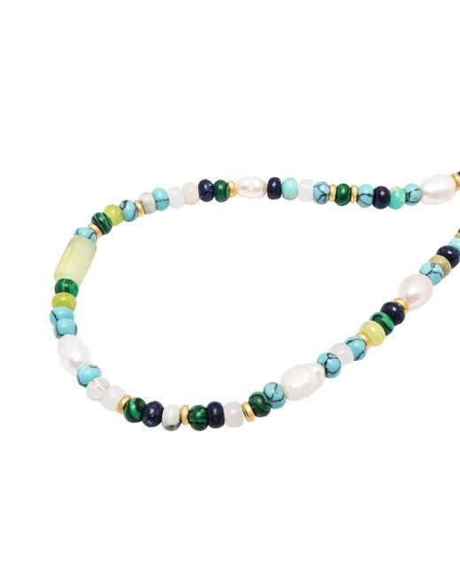 Nialaya Metallic Ocean Mosaic Choker