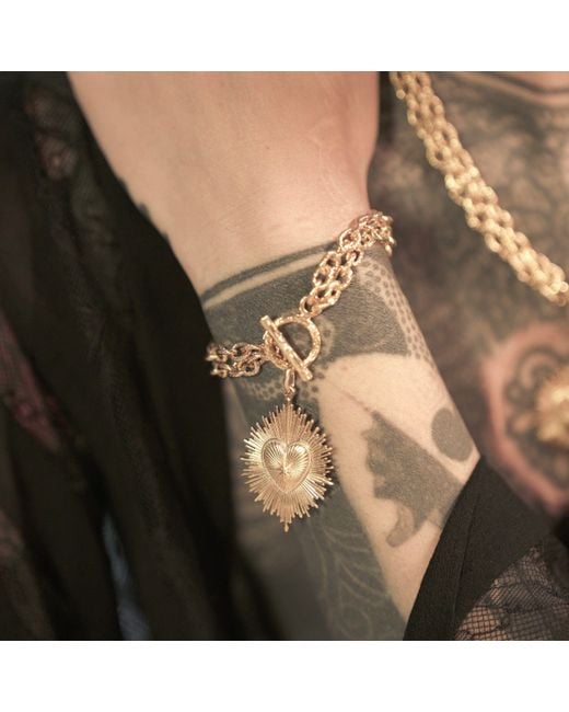 IN CAUDA VENENUM Metallic Akasha Bracelet