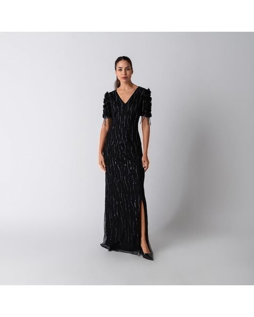 Raishma Black Francesca Gown