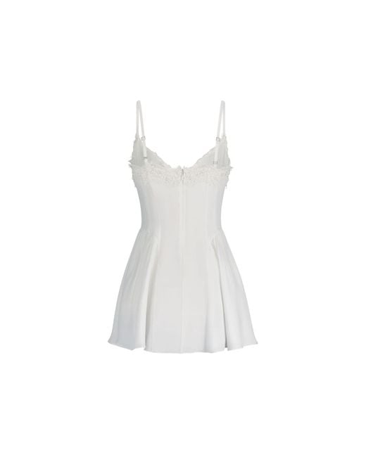 Scarlett Gasque White Reverie Mini Dress