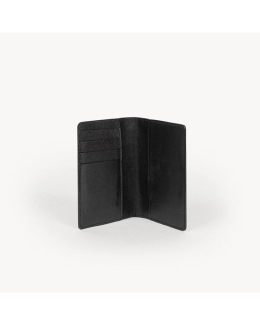 Deux Mains Black Operators Passport Cover for men