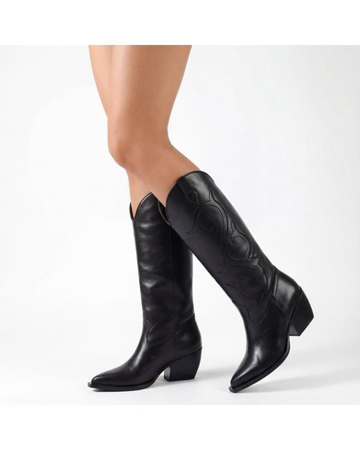 Terry De Havilland Black Annie Cowboy Boot