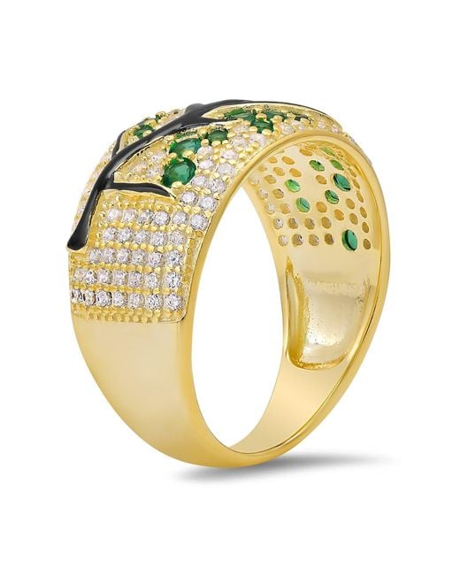 Kylie Harper Metallic Tree Of Life Statement Ring